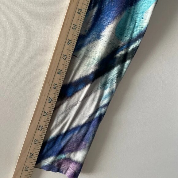 Karen Kane Womens Multicolor Asymmetrical Hem Tie Dye Tunic Blouse Top Size XL - Picture 9 of 9